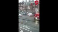 انفجار ساختمان به دلیل نشت گاز در لاهه +فیلم