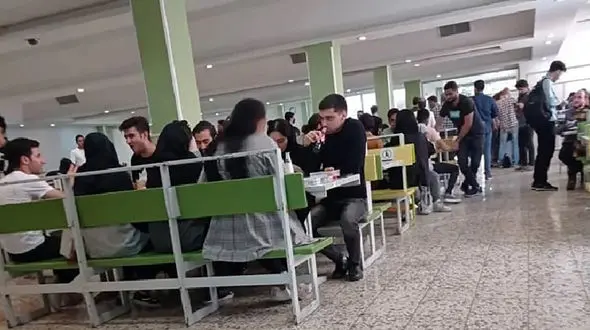 عکس های مختلط شدن دختر و پسری سلف دانشگاه های ایران ! / شریف و بهشتی را ببینید !