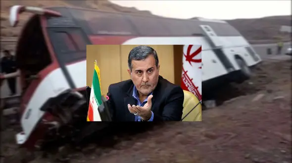 هر تصادف یک فاجعه است/ کشاورزیان: برندسازی راه مقابله با بحران حوادث اتوبوسی است/ اتوبوس‌ها 30 برابر گران شده‌اند + صوت