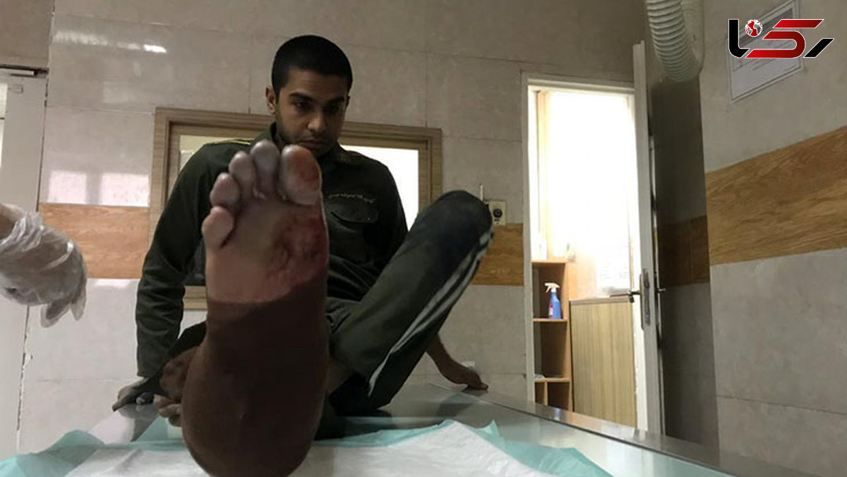 اولین مصدوم پلیس تهران در چهارشنبه سوری / با نارنجک به او حمله کردند + فیلم و عکس