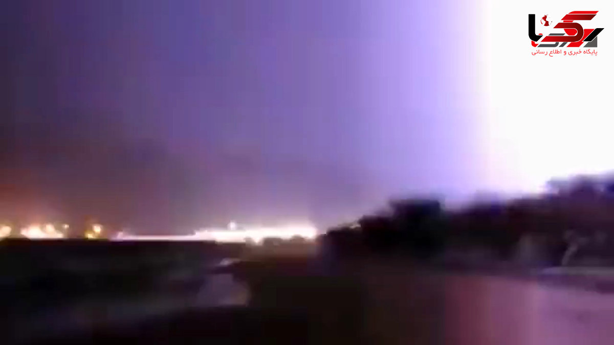 آب و هوای عجیب در عربستان سعودی + فیلم 