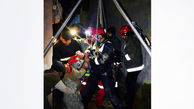 نجات یک زن از عمق چاه 10 متری در فیروزکوه +عکس