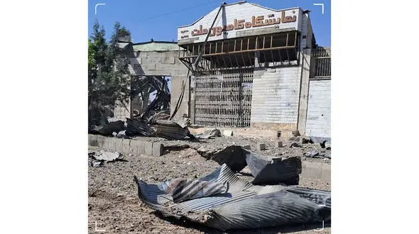 حمله اسرائیل به یک نمایشگاه کامیون در کرمانشاه