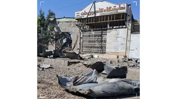 حمله اسرائیل به یک نمایشگاه کامیون در کرمانشاه