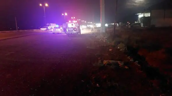 تصادف هولناک موتورسیکلت با یک قلاده سگ در سبزوار