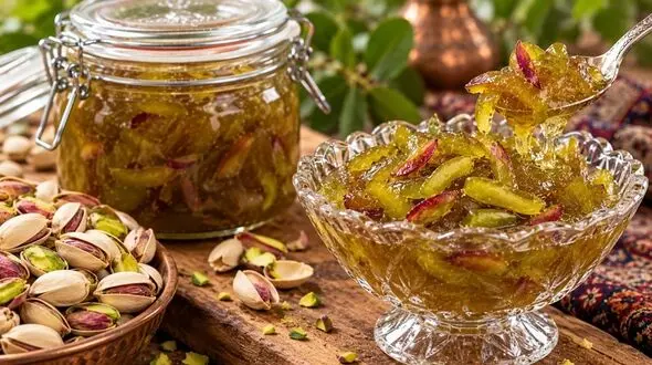 طرز تهیه مربای پوست پسته