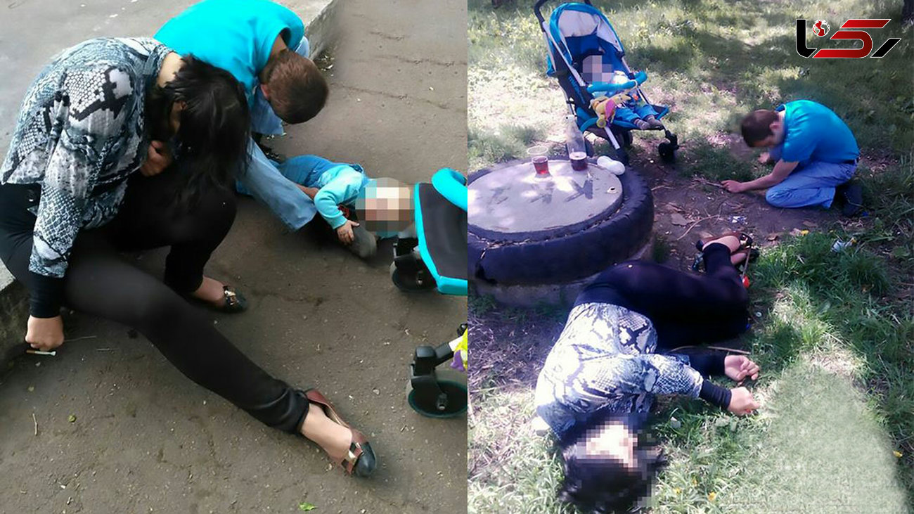 پدر و مادر سهل انگار و بدمست در پارک دستگیر شدند+تصاویر