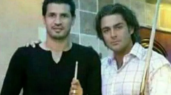 
تصویر زیرخاکی از گلزار و علی دایی
