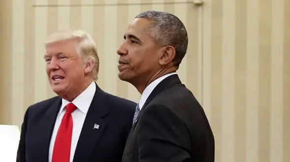 پیام ترامپ به اوباما: امشب راحت بخواب