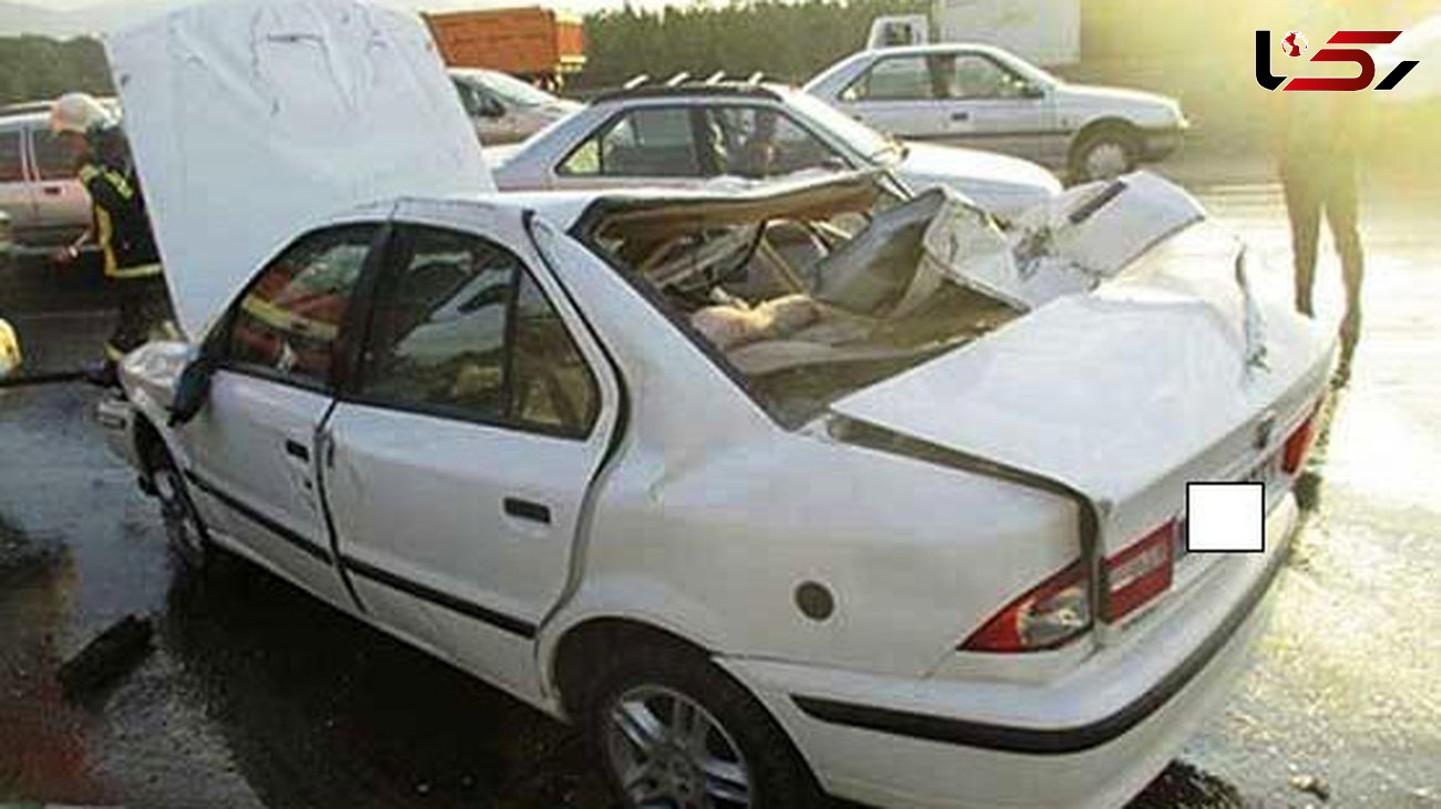 تصادف 3 خودرو با 2 کشته و مجروح در"کازرون"