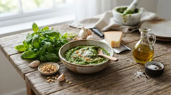 خلاصه طلایی برای تهیه یک سس پستوی رژیمی عالی