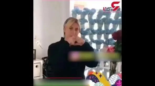 ناز و عشوه کردن های عجیب فریبا نادری هنگام ورزش + فیلم