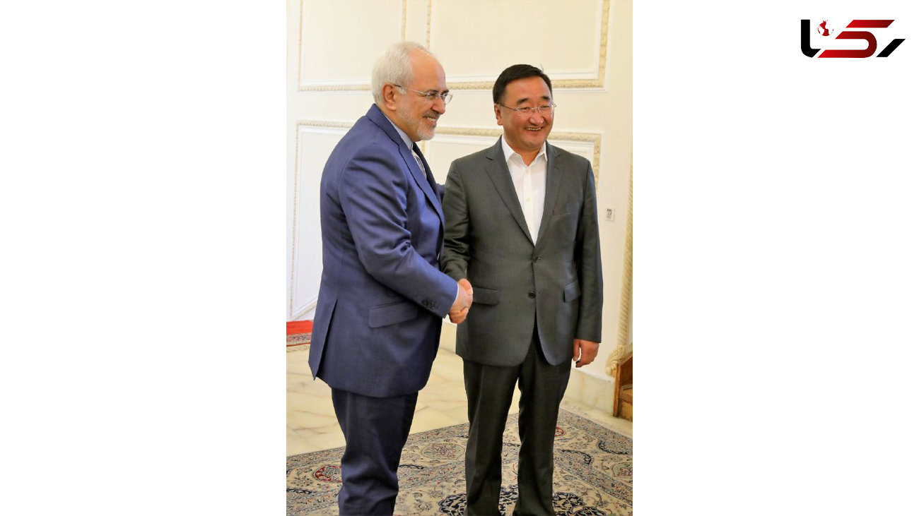 فرستاده ویژه رئیس جمهور مغولستان با ظریف دیدار کرد 