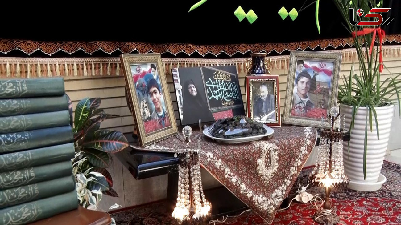 آرام گرفتن پیکر مادر شهیدان احمدی در گلستان شهدای اصفهان
