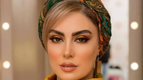 رنگ موی خیلی زرد و متفاوت نیلوفر شهیدی