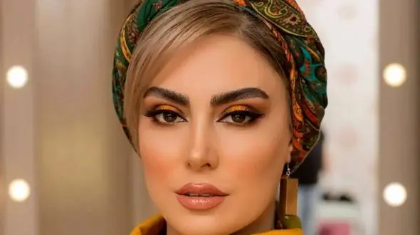 رنگ موی خیلی زرد و متفاوت نیلوفر شهیدی