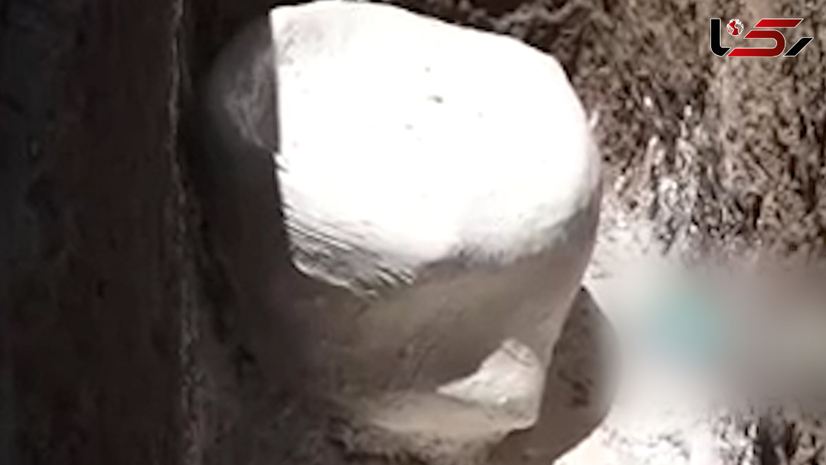 کشف خمره تاریخی در تپه اشرف اصفهان + فیلم
