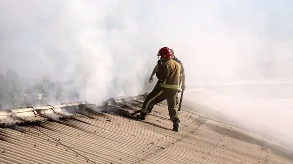 سوله شهرری آتش گرفت + عکس