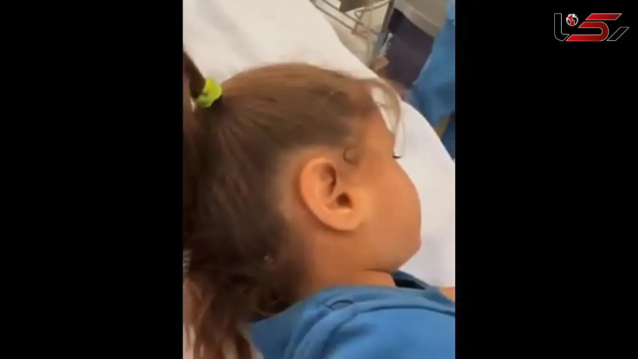 فیلم دلخراش /  شلیک گلوله به سر دختربچه  غزه ای و گیر کردن گلوله بین پوست سر و استخوان جمجمه