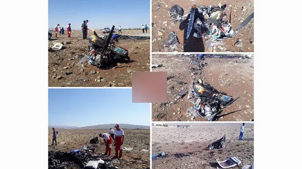 زنده زنده سوختن خلبان و خانم شاگرد در انفجار هواپیما / در گرمسار چه شد؟