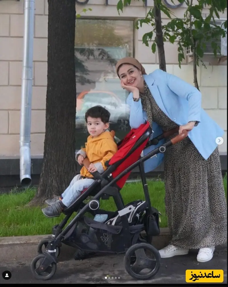 تهمینه رجبوا و پسرش