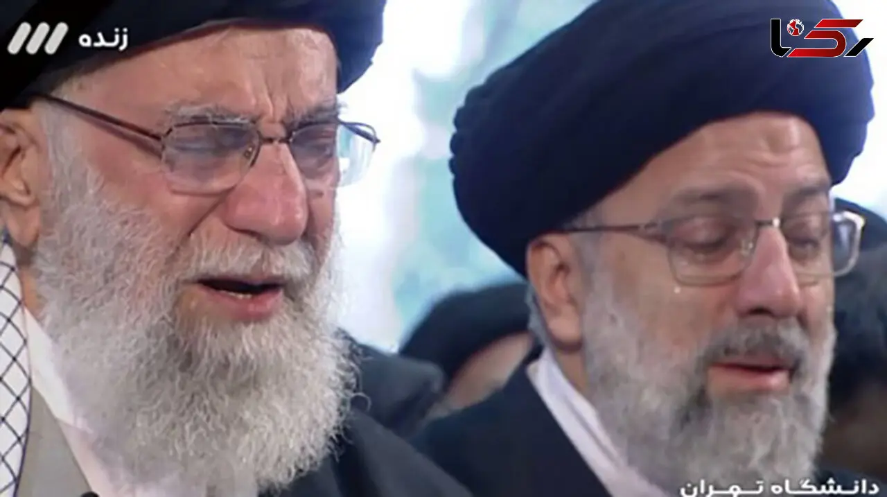 واکنش کاربران به اشک های رهبر انقلاب هنگام وداع با سردار شهید سلیمانی + عکس