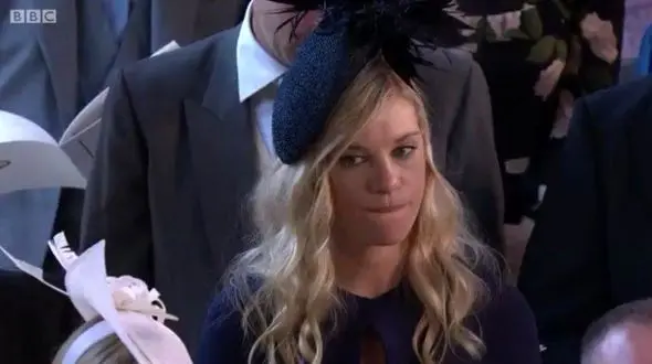 قیافه نامزد سابق پرنس هری در عروسی سلطنتی خبرساز شد +عکس 