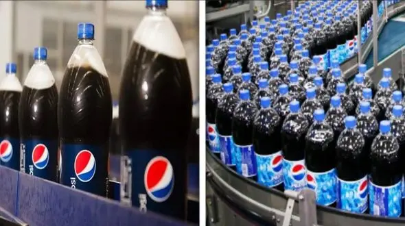 فیلم/ مراحل تولید و بسته بندی نوشابه پپسی در کارخانه از نمای نزدیک 