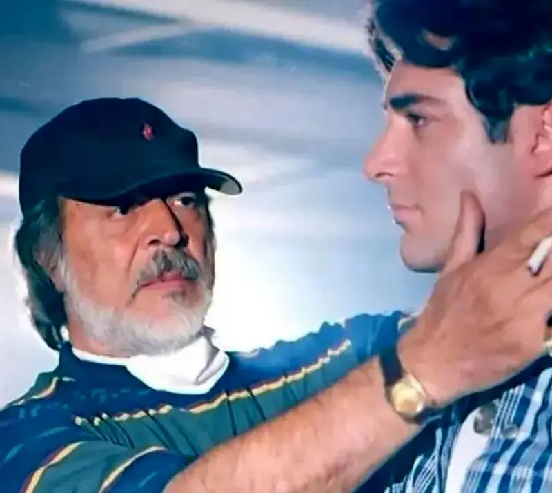 «محمدرضا گلزار»  در کنار «ایرج قادری»