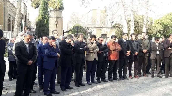  پیکر شهید محمدیان دیپلمات ایرانی تشییع شد