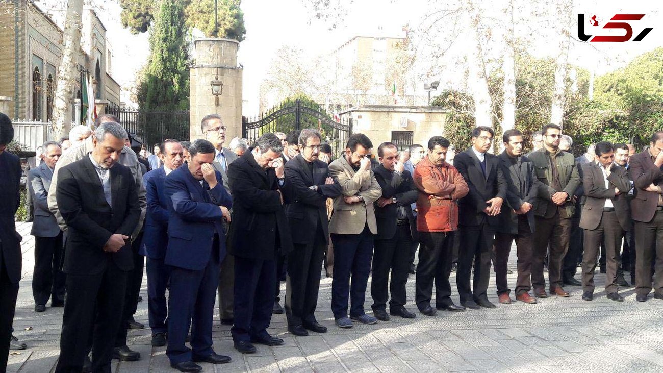  پیکر شهید محمدیان دیپلمات ایرانی تشییع شد