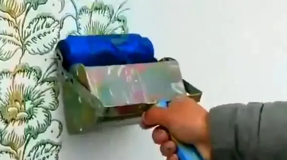 این غلطک دیوارتان را طراحی می کند + فیلم