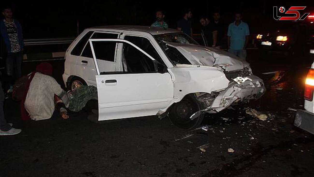راننده ویتارا در تصادف جاده گنجنامه همدان کشته شد + عکس صحنه تصادف