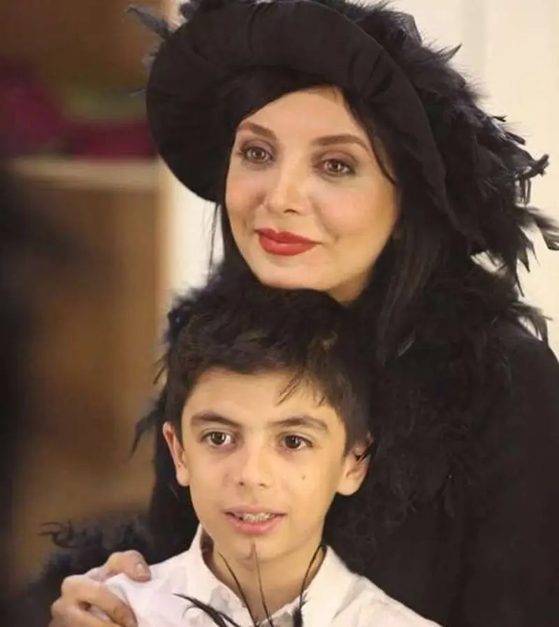رویا میرعلمی و پسرش