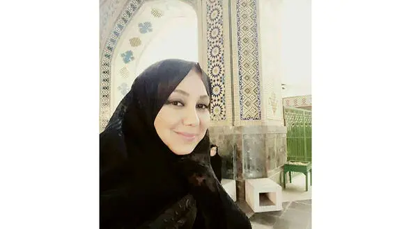 حجاب کاملا متفاوت خانم بازیگر ایرانی 