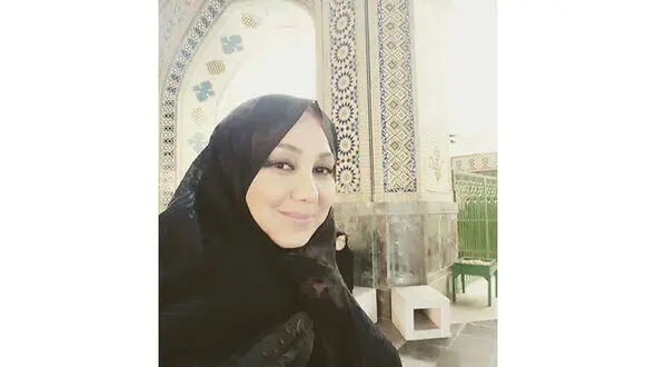 حجاب کاملا متفاوت خانم بازیگر ایرانی 