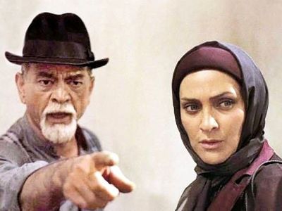 سفر به ایام قدیم / «ملک مطیعی و فخیم زاده» در پشت صحنه سریال ساختمان 85؛ سال 89