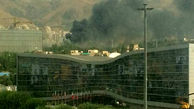 فیلم آتش‌سوزی در نمایشگاه بین‌المللی تهران +عکس