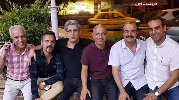 امیرغفارمنش در کنار سعید آقاخانی