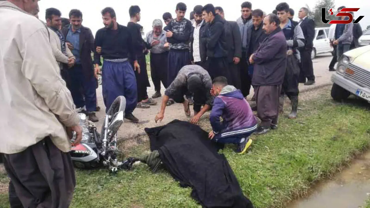 تصادف در جاده بن جعفر دزفول یک کشته برجا گذاشت + عکس