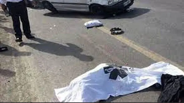 تصادف مرگبار میکسر با عابر پیاده در بزرگراه نواب