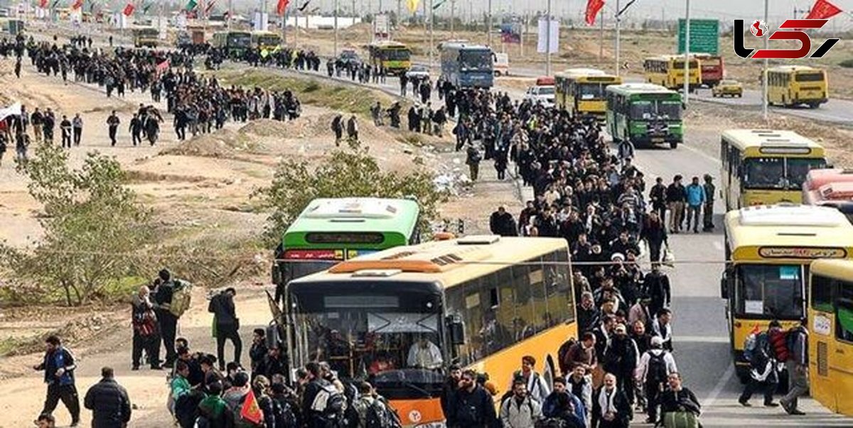 خروج اتوبوس زوار از جاده با ۲۵ سرنشین/ ۳ نفر مجروح شدند