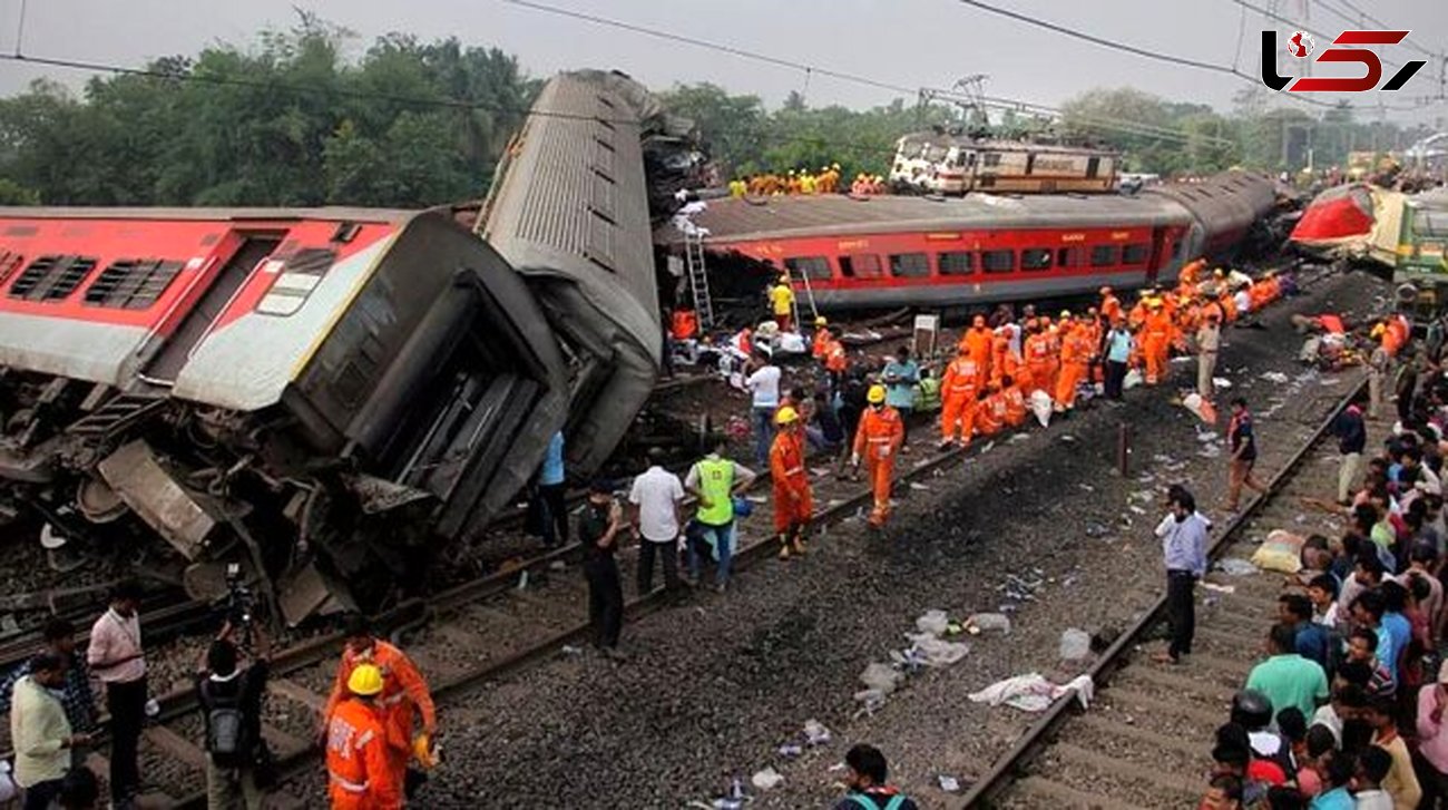 آخرین آمار قربانیان تصادف دو قطار در هند