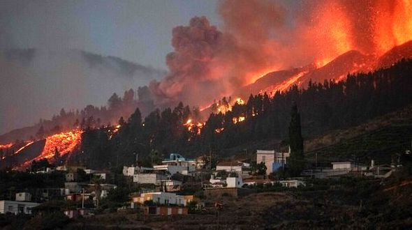La Palma volcanic eruption intensifies, engulfs more homes