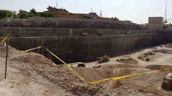 نگرانی برای خطر ریزش ساختمان کتابخانه ملی