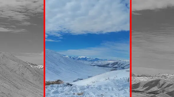 فیلم مناظر خیره کننده هنام لرستان در زمستان