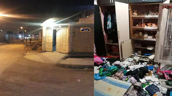  سرقت مسلحانه از خانه یک زن آبادانی / لوله تفنگ روی شقیقه کی بود؟ +عکس محل سرقت