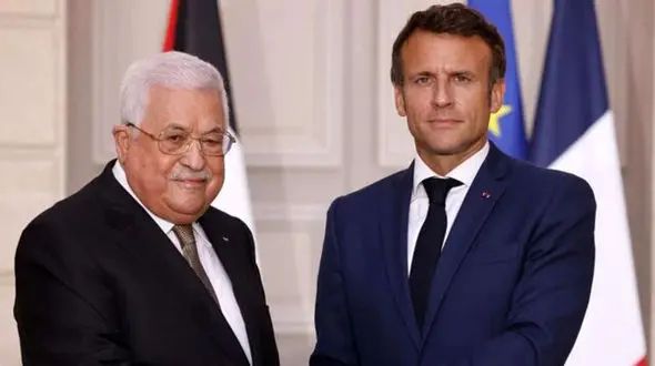 ماکرون: کشور فلسطین را در روز دوشنبه به رسمیت می‌شناسم