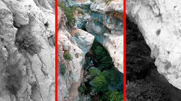 فیلم جریان آب و آواز پرندگان در تنگ تامرادی