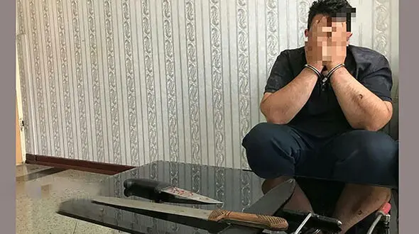 عکس /  داماد شیرازی با قمه دست خواهر عروس خانم را قطع کرد